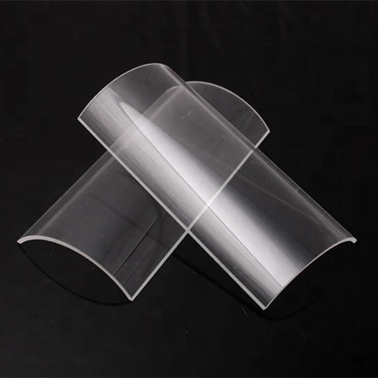 Polished Clear Quartz Glass Plate