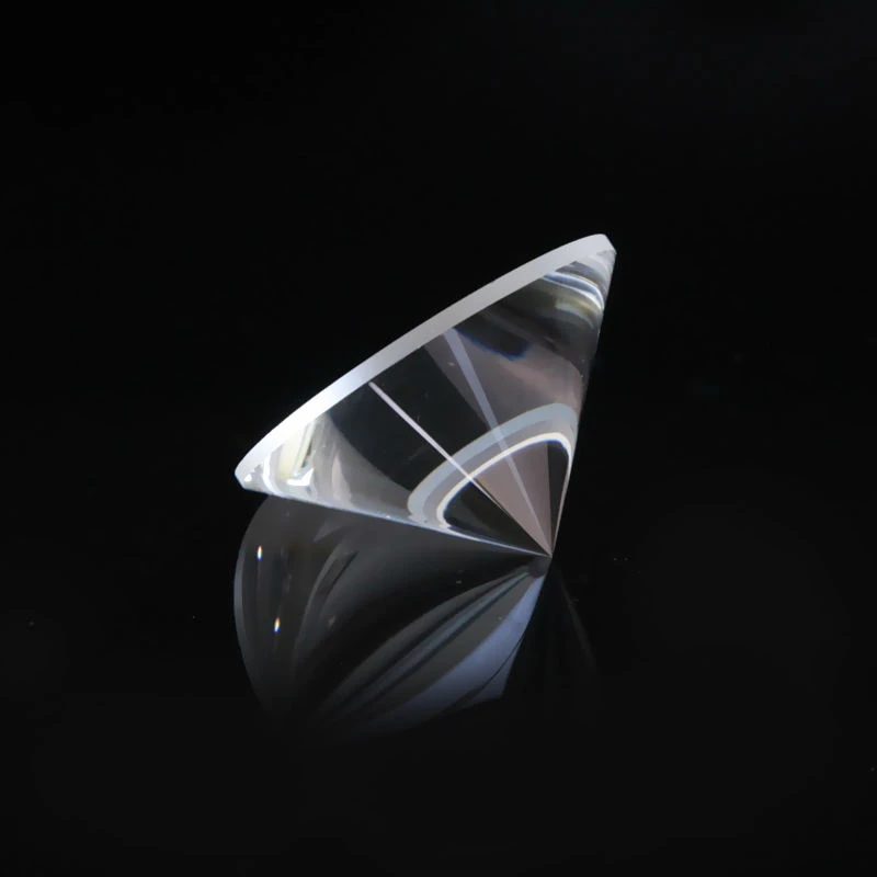 Premium Fused Silica Jgs1 Conical Mirror Lens for Laser Applications