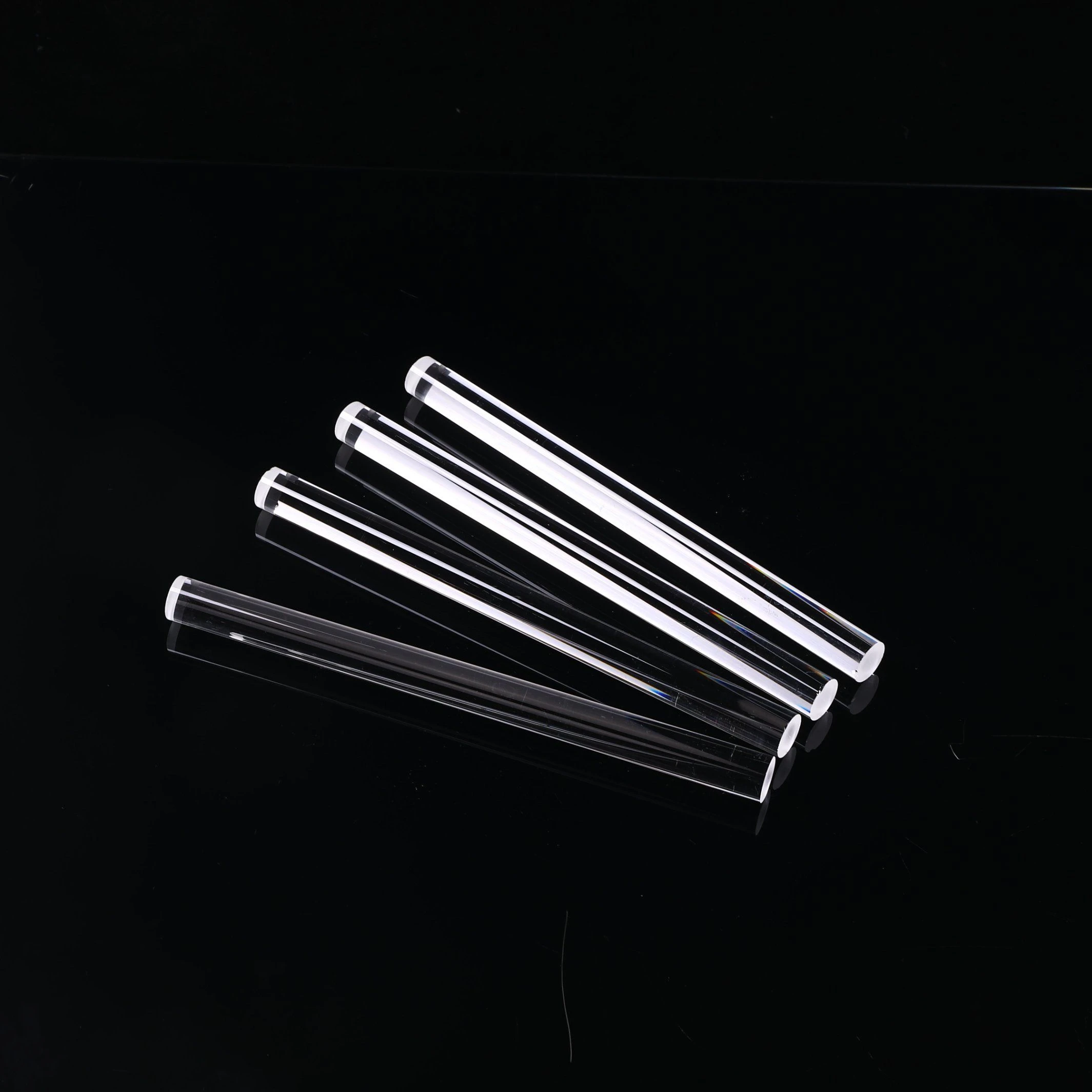 Premium Transparent Quartz Glass Rod Lens for Semiconductor Applications