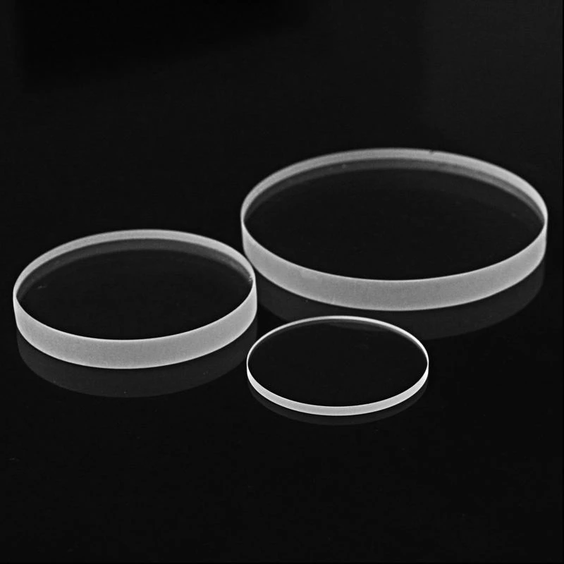 Premium UV Fused Quartz Glass Round Plates with Custom Cutting