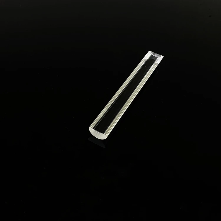 Professional Custom Transparent Quartz Grooved Rod Optical Polishing Light Guide