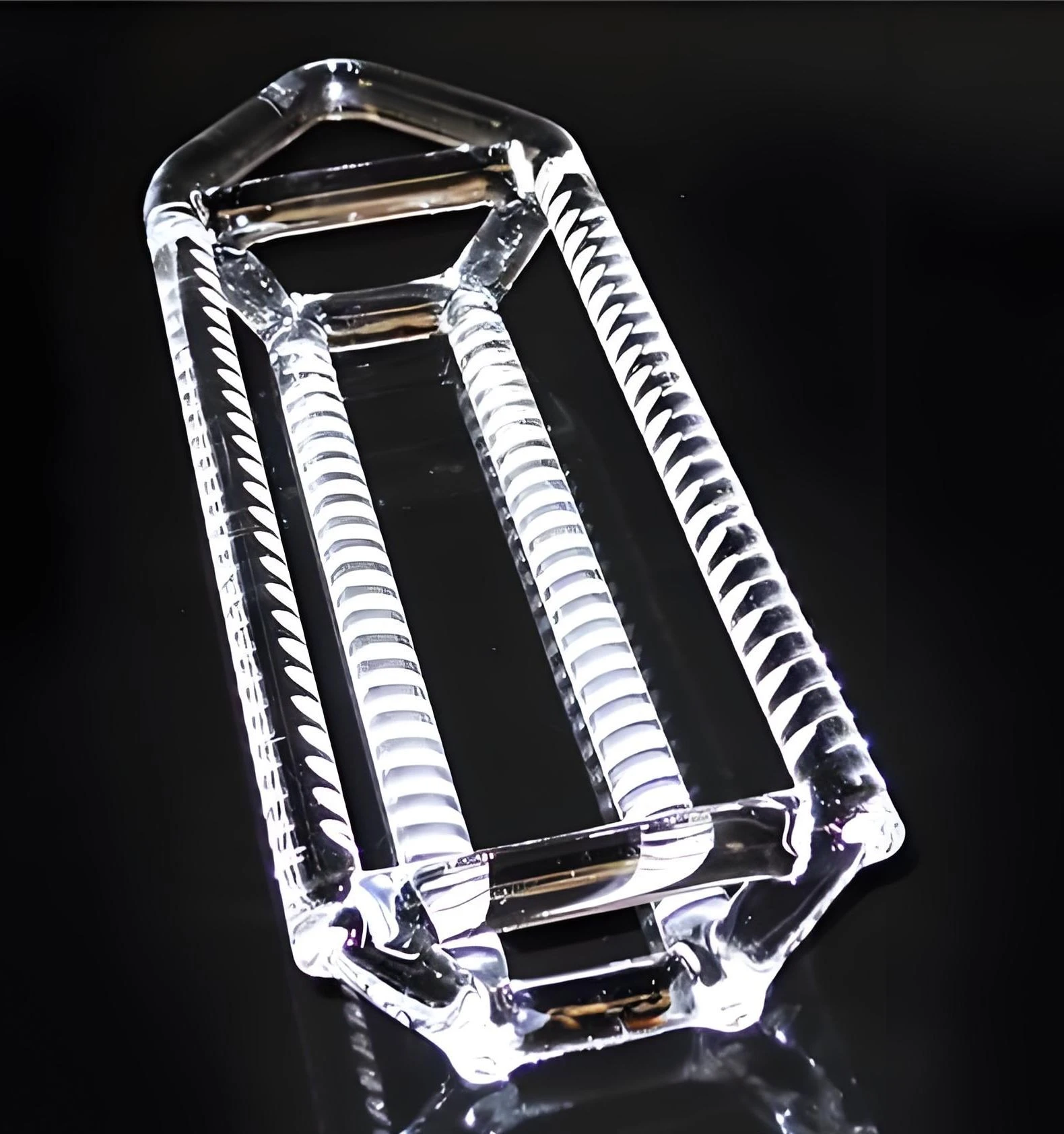 Quartz Glass Boat Fused Silica Wafer Carrier for Photovoltaic Cell Production