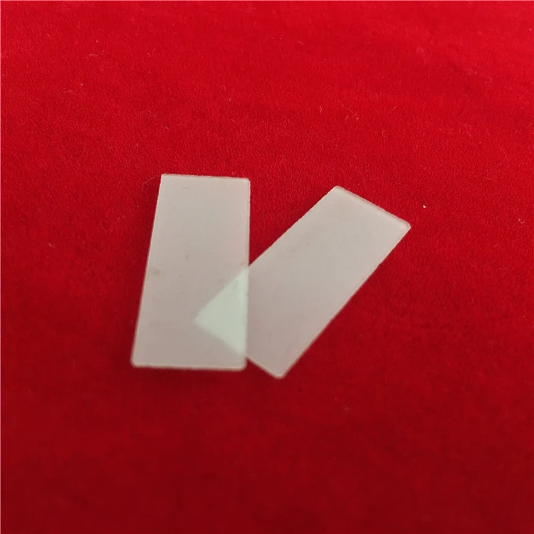Rectangle opaque Fused Silica sheet wafer Frosty Quartz Glass Plate for Semiconductor