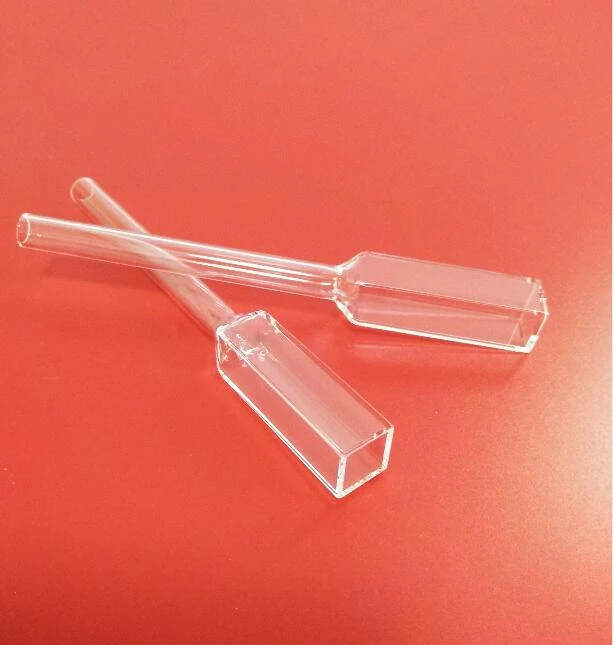 Rectangular Optical Quartz Cuvette for Long Sealed Tube Fluorometer