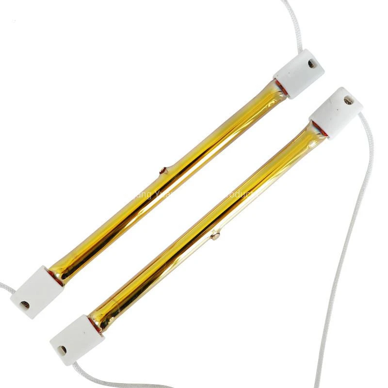 Short Wave Gold Reflector Quartz Tube Infrared Halogen Heat Lamp