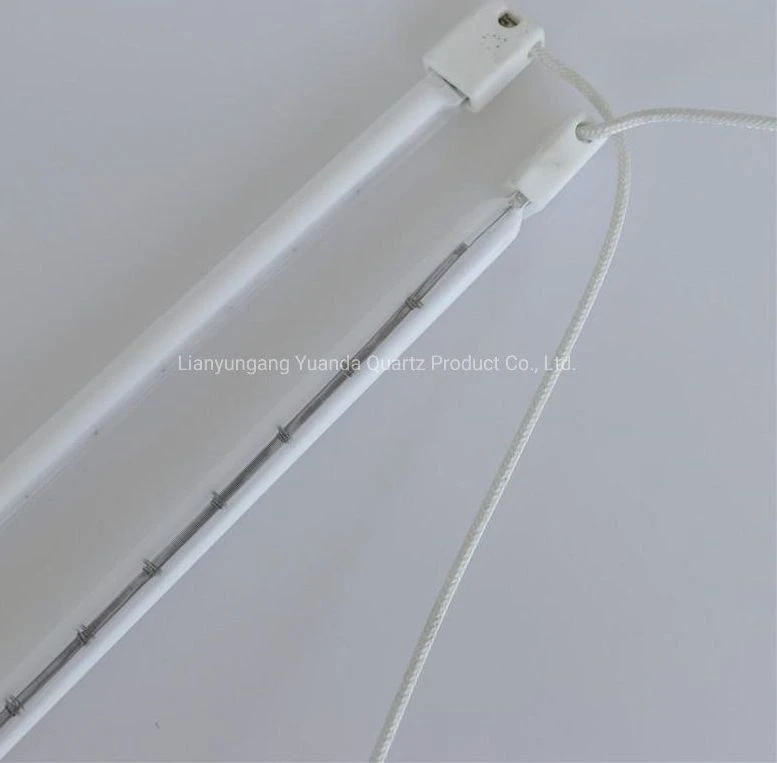 Sk15 Half White Plated Infrared Quartz Heater Halogen Heating Lamp