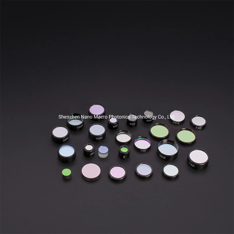 Spectrum Measurement Used Coated Narrow Bandpass Filter Optical Glass
