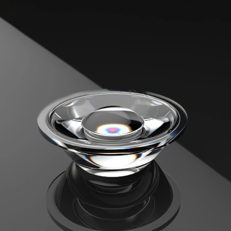 Spot Light LED Reflector Glass Material Opulent 5 10 Degree Narrow Beam LED COB Lens Convex Spotlight