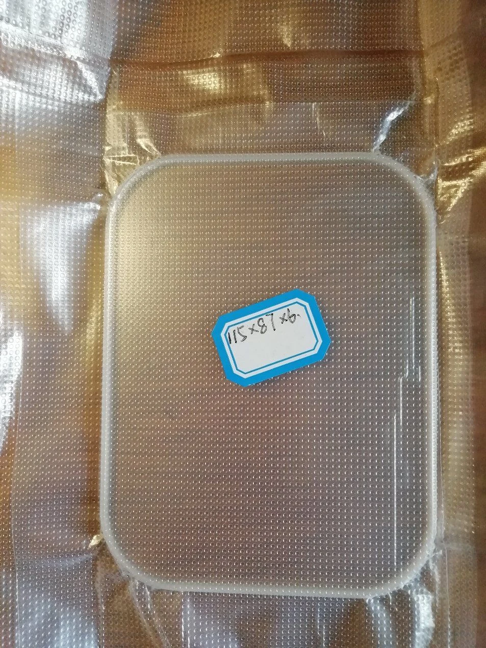 Square Sapphire Lens for Augmented Reality, Virtual Reality and Mixed Reality Devices
