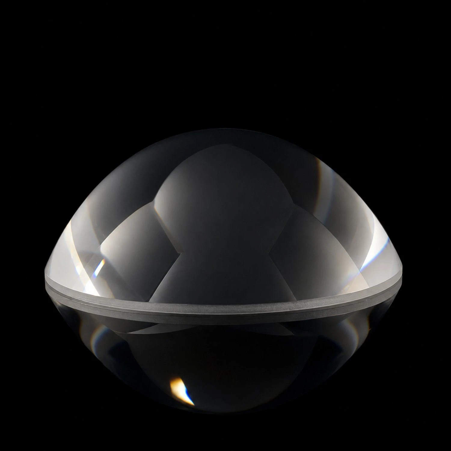 Stable Refractive Index Gather Light Rays Custom Concave Optical Lens for Industrial Inspection
