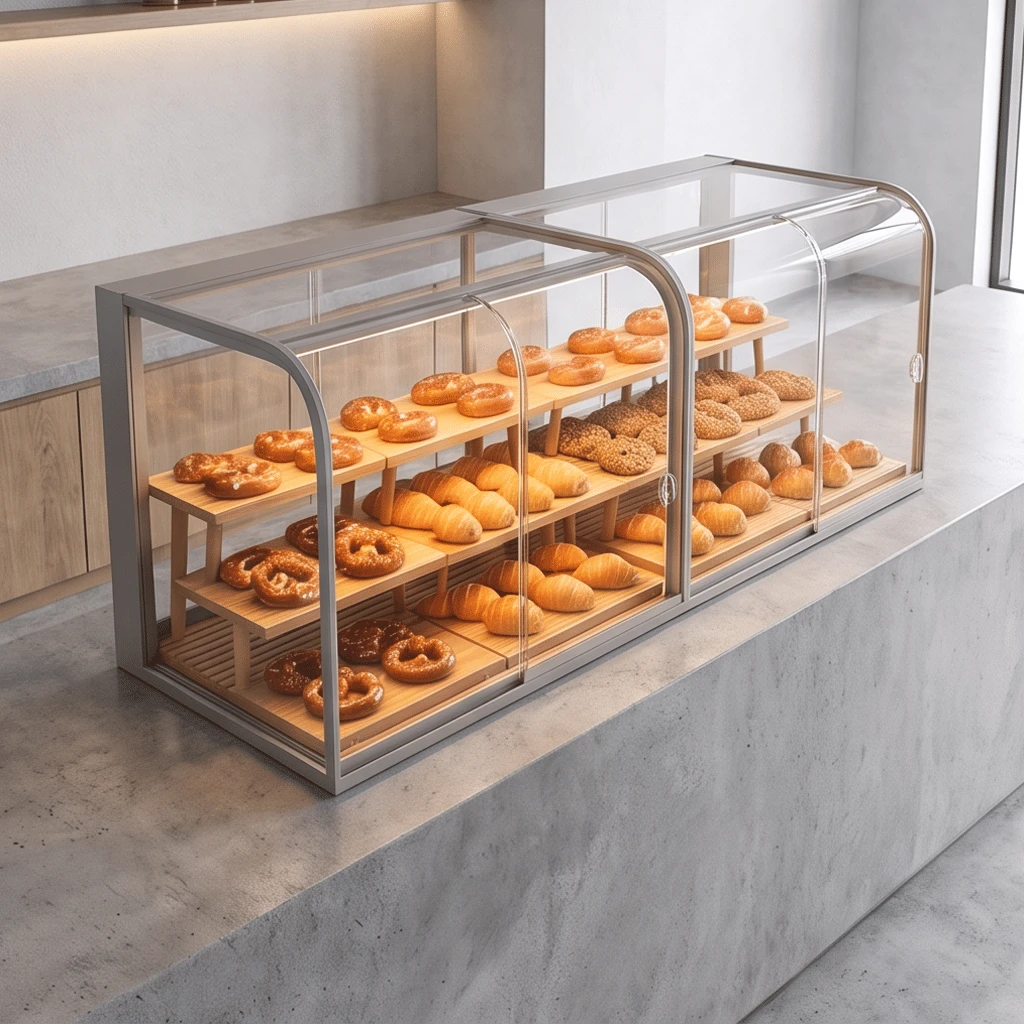 Tempered Conductive Glass with Automatic Heating for Food Displays