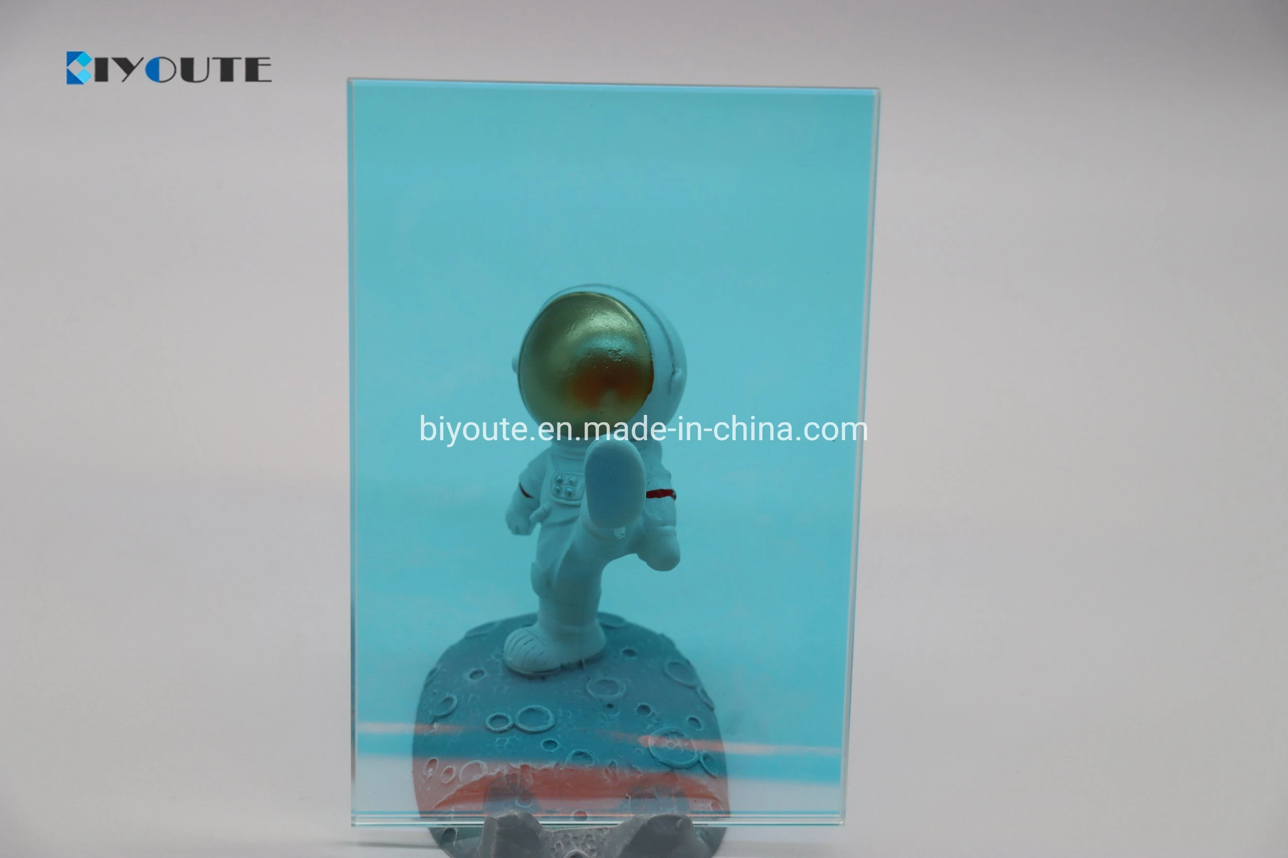 Tempered Dichroic Iridescent Color Tinted Safety Furniture Fougheded Dichroic Tempered Glass for Building Sheet