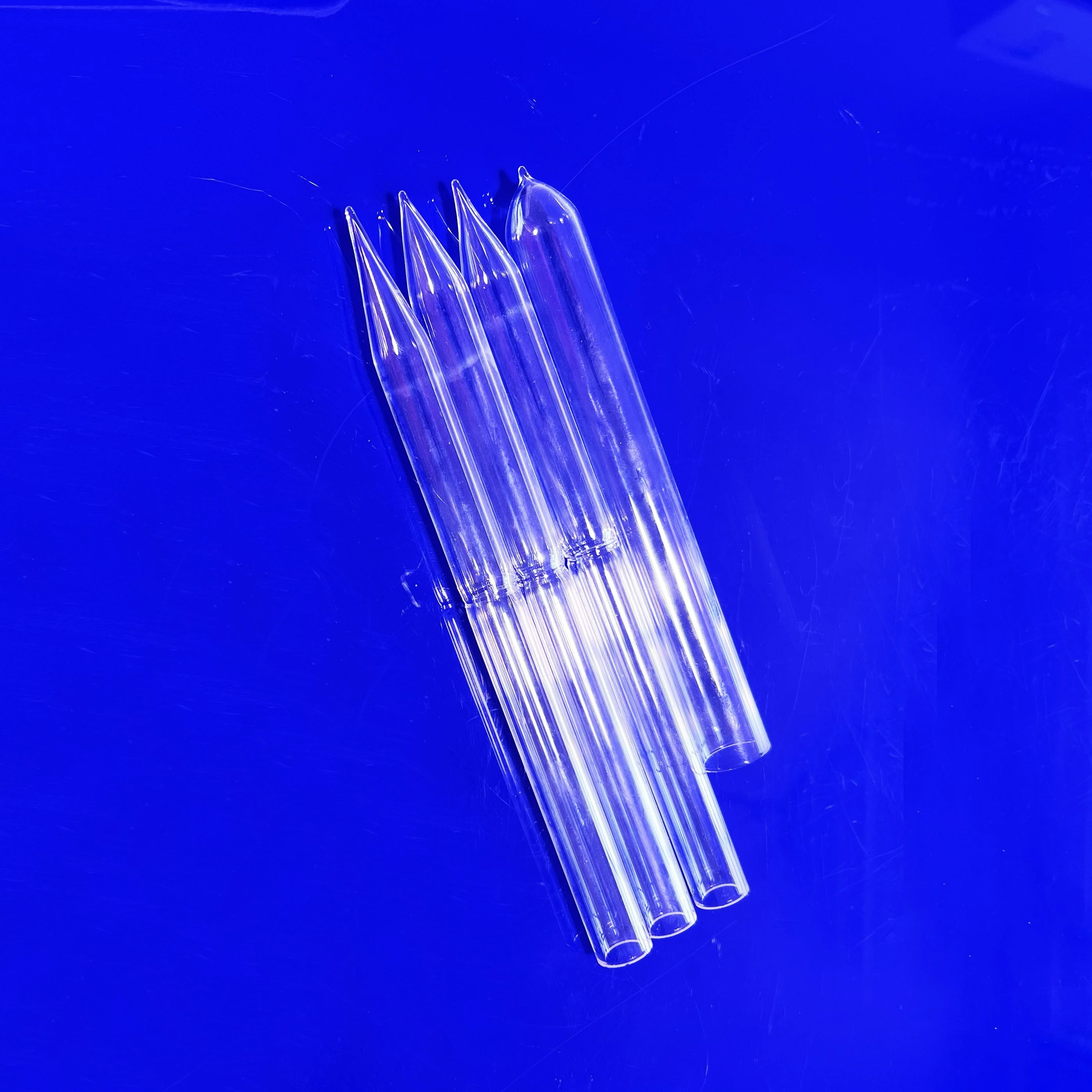 The Sharpening Treatment of High Temperature Resistant Fused Silica Tube Was Used in The Experiment