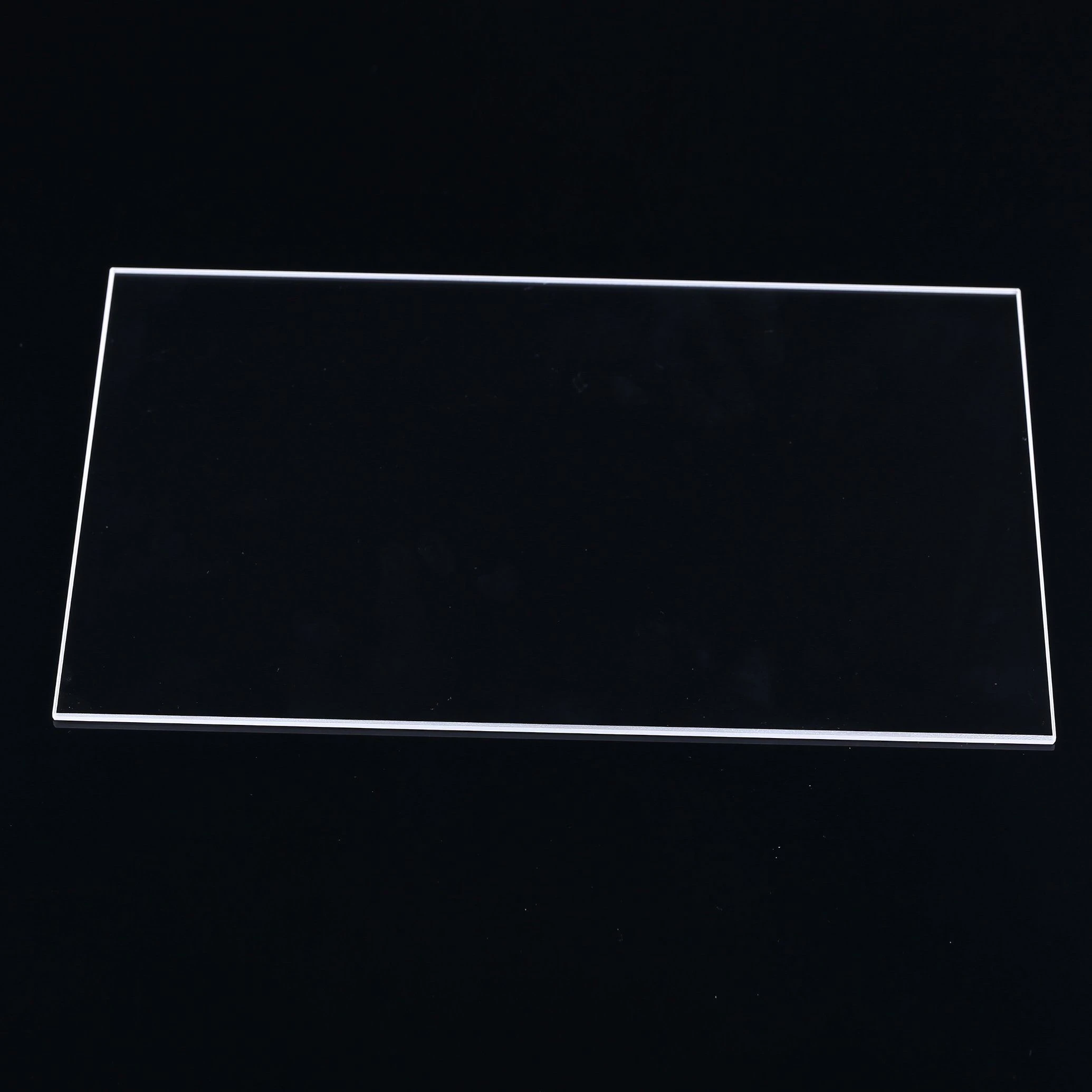 Thick Square Quartz Disc Customized Glass Products