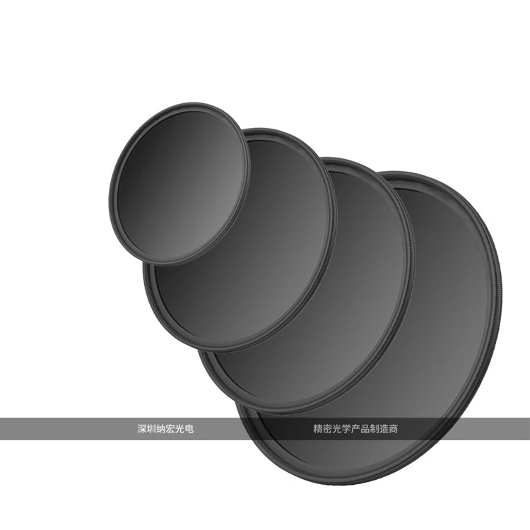Transmittance 55-60% ND Glass Neutral Density Dimming Optical Filter