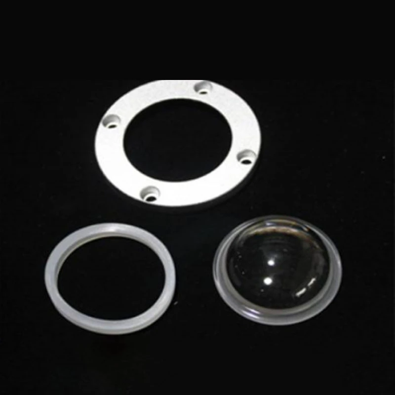Transparent COB LED Glass Lens 50mm 90degree for Highbay Light Optical Lens