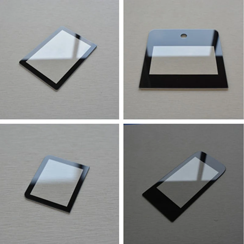 Transparent Ceramic Frit Glass LED Display LCD Screen Cover 2mm Polished Edge Ar Coating Chemically Strengthened Custom Logo CE RoHS