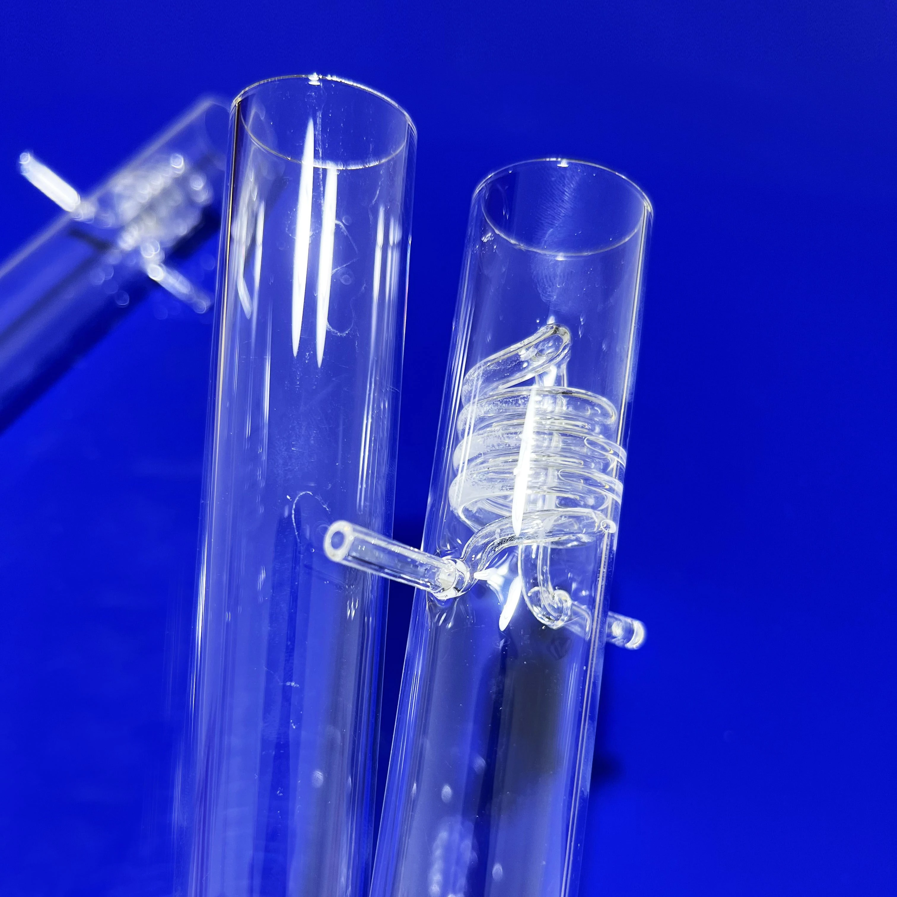 Transparent Spiral Quartz Glass Tube Heater for High Temperature Resistant Chemistry