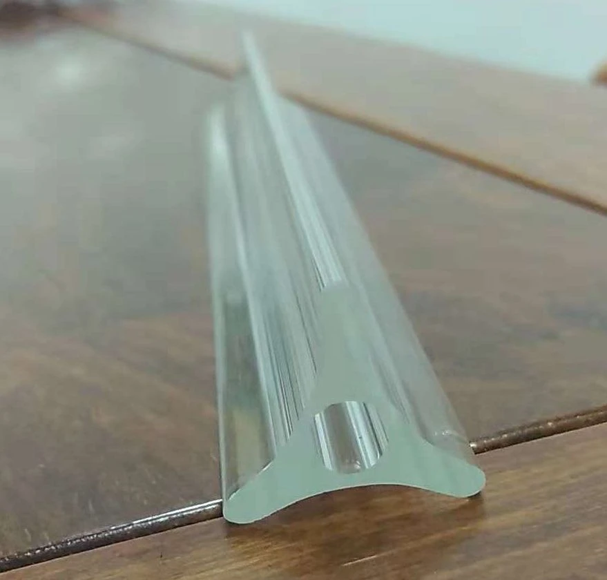 Triangle Capillary Glass Rod Concaved Shape for Chandelier Lamp
