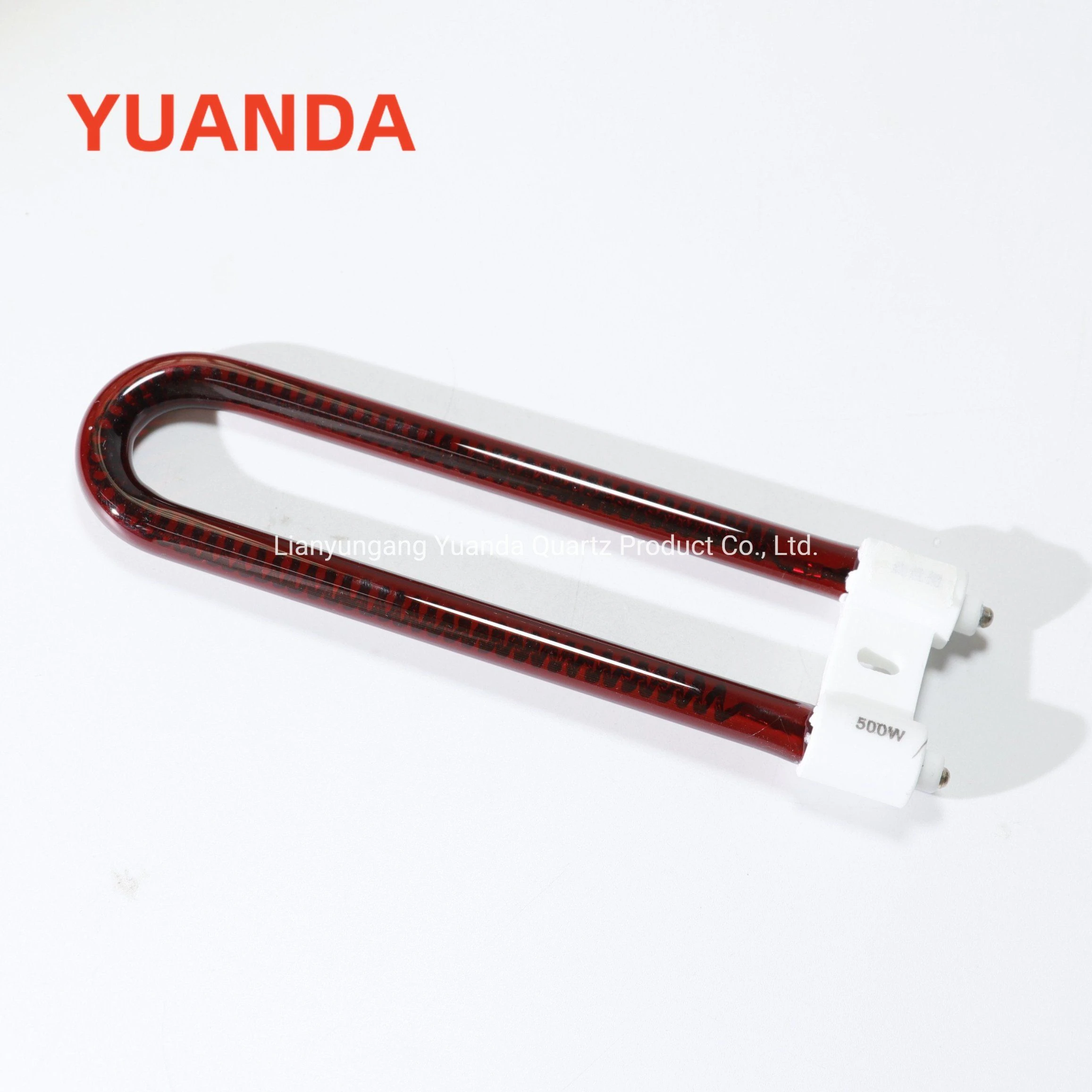 U-Shaped Red Small Carbon Fiber Quartz Heat Lamp