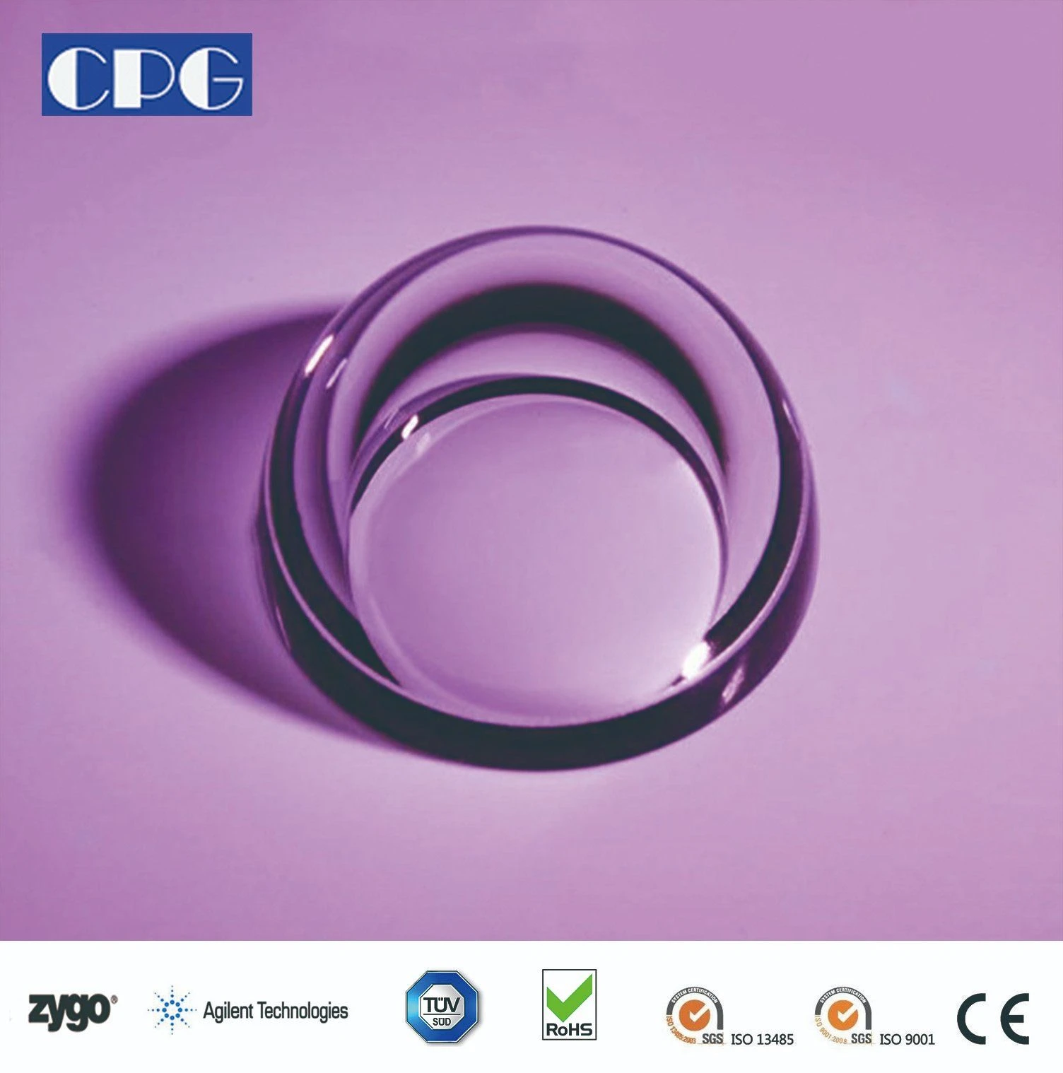 UV Fused Silica Optical Biconcave BCX Fiber Coupling Half-sphere/Collimating Lenses