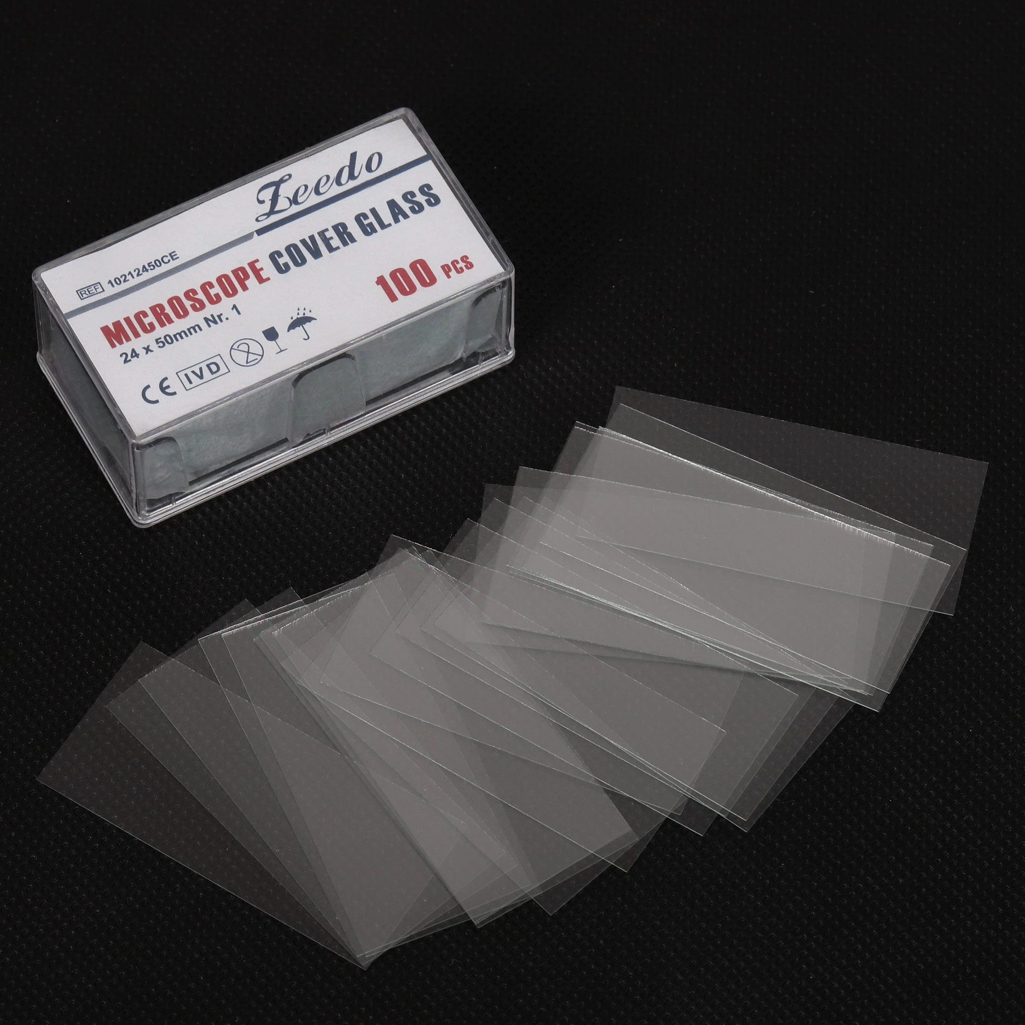 Zeedo Laboratory Glassware 24mmx 40mm Microscope Slides Cover Glass Coverslip